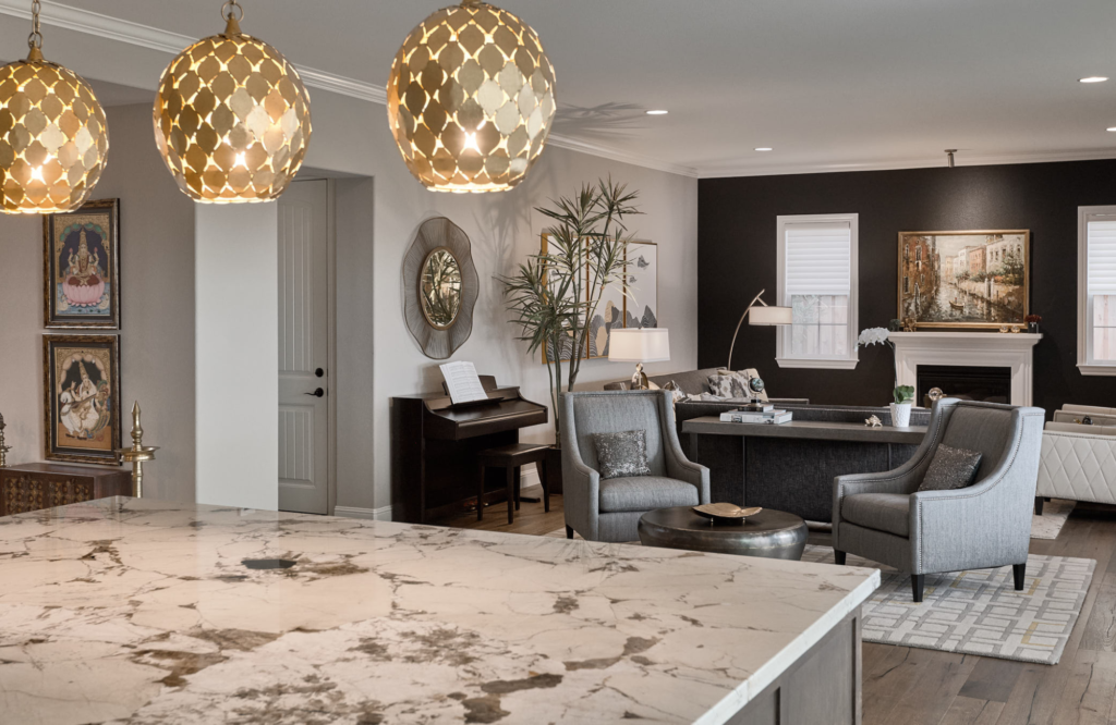 raashi-design-walnut-creek-ca-determining-interior-design-style-elegant-contemporary-open-concept-living-room-piano-dark-accents
