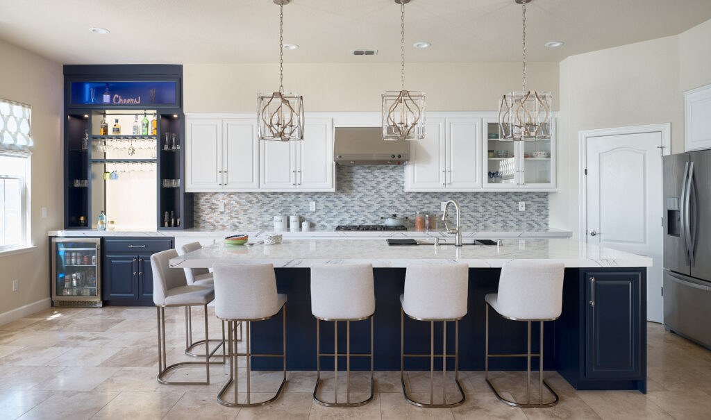 raashi-design-fremont-ca-renovate-or-build-custom-home-new-build-kitchen-luxury-finishes-large-island-blue-and-white-feng-shui-design-consultation