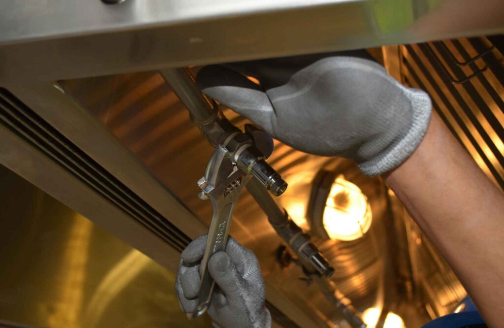 turn-key-residential-interior-design-san-ramon-ca-team-for-custom-home-plumber-working-on-repairing-pipes-transitional-designer-for-a-day