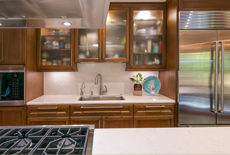 turn-key-residential-interior-design-fremont-ca-backsplash-options-stained-wood-cabinets-slab-backsplash-personalized